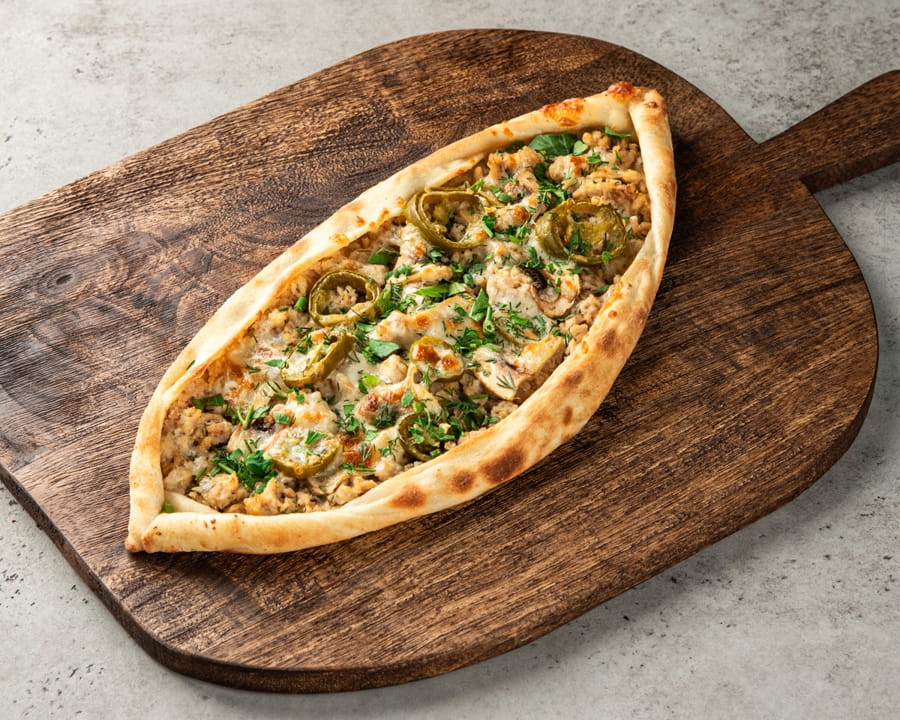 Пиде с грибами