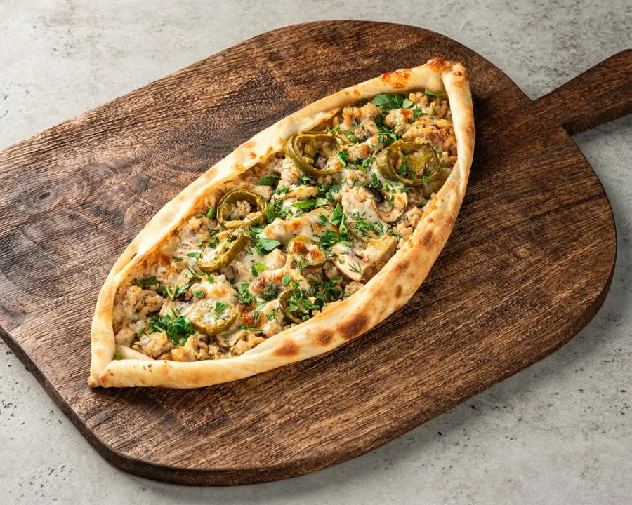 Пиде с грибами