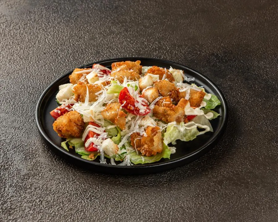 Салат Цезарь с креветкой