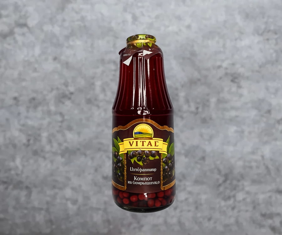 Компот "Vital" боярышник 1 л.