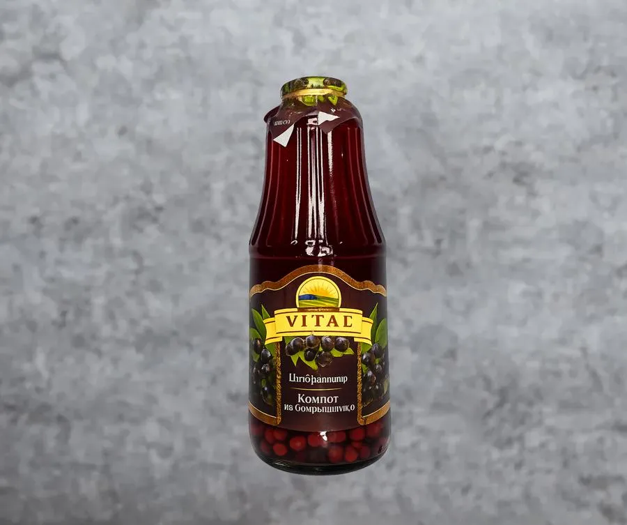 Компот "Vital" боярышник 1 л.