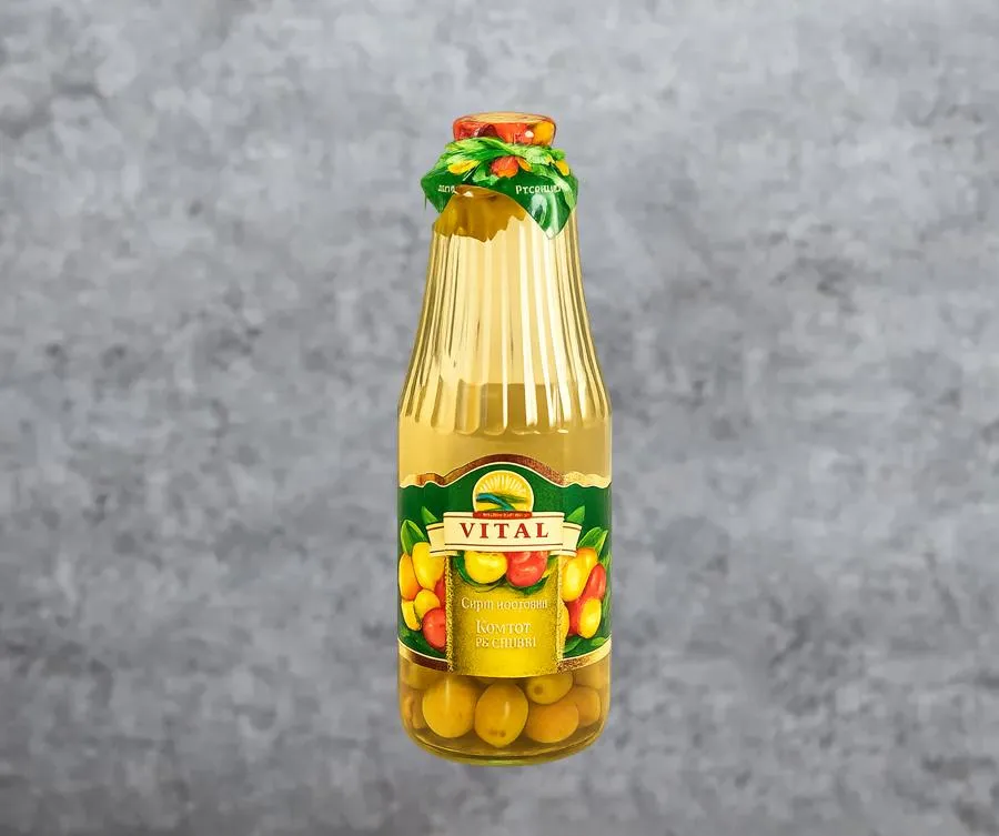 Компот "Vital" алыча 1 л.