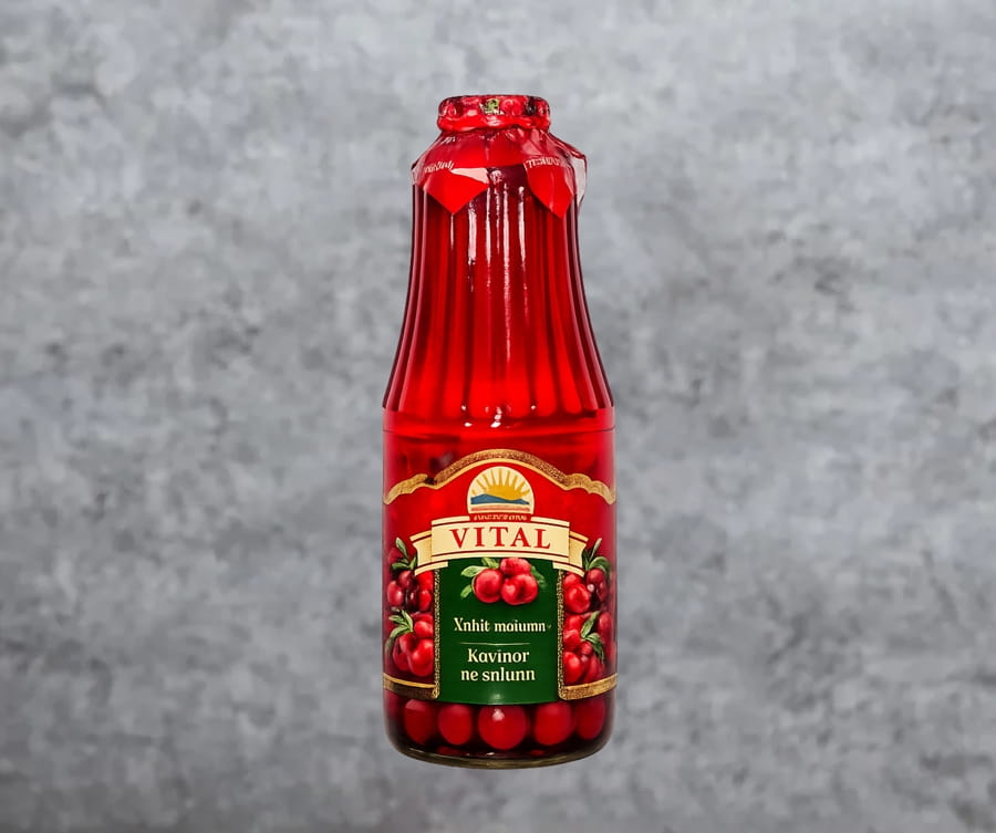 Компот "Vital" кизил 1 л.